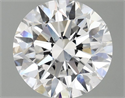 Lab Grown Diamond 3.01 Carats, Round with Excellent Cut, E Color, VS2 Clarity and Certified by IGI