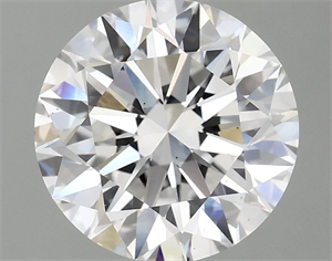 Picture of Lab Grown Diamond 3.01 Carats, Round with Excellent Cut, E Color, VS2 Clarity and Certified by IGI