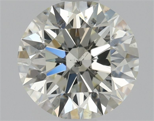 Picture of Natural Diamond 0.80 Carats, Round with Excellent Cut, K Color, SI2 Clarity and Certified by GIA