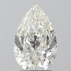 Foto Diamante Natural 2.12 quilates, De pera , Color I, claridad IF y certificado GIA de