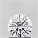 Del inventario de diamantes de laboratorio, 1.02 quilates, Redondo , Color D, claridad VS1 y certificado IGI