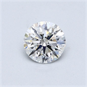 Diamante Natural 0.80 quilates, Redondo , Color D, claridad SI2 y certificado GIA