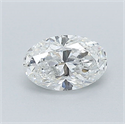 Diamante Natural 0.51 quilates, Ovalado , Color G, claridad VVS2 y certificado GIA