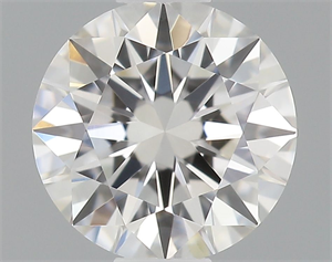 Foto Diamante Natural 0.42 quilates, Redondo , Color F, claridad IF y certificado GIA de
