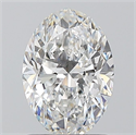 Natural Diamond 1.20 Carats, Oval with  Cut, E Color, VS2 Clarity and Certified by GIA