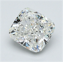 Diamante Natural 1.52 quilates, Del cojín , Color H, claridad VS2 y certificado GIA