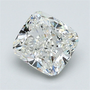 Foto Diamante Natural 1.52 quilates, Del cojín , Color H, claridad VS2 y certificado GIA de