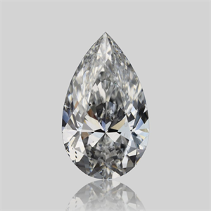 Foto Diamante Natural 0.71 quilates, De pera , Color F, claridad SI1 y certificado GIA de
