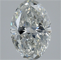 Natural Diamond 3.01 Carats, Oval with  Cut, G Color, SI2 Clarity and Certified by GIA