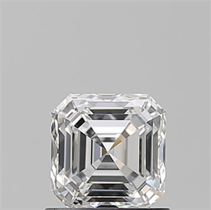 Foto Diamante Natural 0.90 quilates, Asscher , Color E, claridad VS1 y certificado GIA de