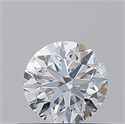 Diamante Natural 0.50 quilates, Redondo , Color E, claridad VS2 y certificado GIA