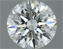 Natural Diamond 0.56 Carats, Round with Excellent Cut, I Color, IF Clarity and Certified by IGI