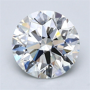 Picture of Natural Diamond 2.01 Carats, Round with Excellent Cut, G Color, VS2 Clarity and Certified by GIA