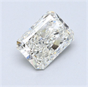 Natural Diamond 1.51 Carats, Radiant with  Cut, I Color, VS1 Clarity and Certified by GIA