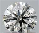 Natural Diamond 0.51 Carats, Round with Excellent Cut, J Color, VVS1 Clarity and Certified by IGI