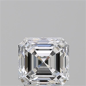 Picture of Natural Diamond 1.01 Carats, Asscher with  Cut, E Color, VS1 Clarity and Certified by GIA