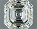 Natural Diamond 2.02 Carats, Asscher with  Cut, J Color, VS2 Clarity and Certified by IGI