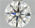 Natural Diamond 0.71 Carats, Round with Very Good Cut, I Color, VVS1 Clarity and Certified by GIA