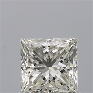 Picture of Natural Diamond 0.73 Carats, Princess with  Cut, K Color, VVS1 Clarity and Certified by GIA
