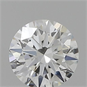 Natural Diamond 0.41 Carats, Round with Excellent Cut, H Color, VS1 Clarity and Certified by GIA