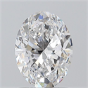 Natural Diamond 1.01 Carats, Oval with  Cut, D Color, SI1 Clarity and Certified by GIA