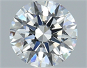 Diamante Natural 1.10 quilates, Redondo , Color E, claridad VVS2 y certificado GIA