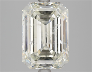 Foto Diamante Natural 5.01 quilates, Esmeralda , Color J, claridad SI2 y certificado HRD de