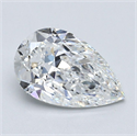 Diamante Natural 2.01 quilates, De pera , Color E, claridad VS2 y certificado GIA