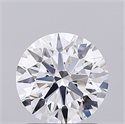 Lab Grown Diamond 1.53 Carats, Round with Ideal Cut, D Color, VS1 Clarity and Certified by IGI