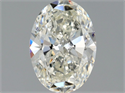 Diamante Natural 0.59 quilates, Ovalado , Color I, claridad SI1 y certificado GIA