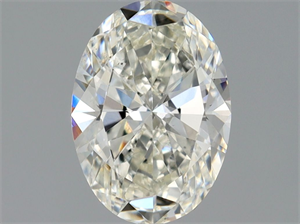 Foto Diamante Natural 0.59 quilates, Ovalado , Color I, claridad SI1 y certificado GIA de