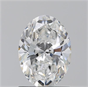 Natural Diamond 1.20 Carats, Oval with  Cut, E Color, VVS2 Clarity and Certified by GIA