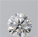 Diamante Natural 0.54 quilates, Redondo , Color I, claridad SI1 y certificado GIA