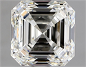 Natural Diamond 1.70 Carats, Asscher with  Cut, J Color, VVS2 Clarity and Certified by GIA