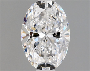 Foto Diamante Natural 0.50 quilates, Ovalado , Color D, claridad SI1 y certificado GIA de