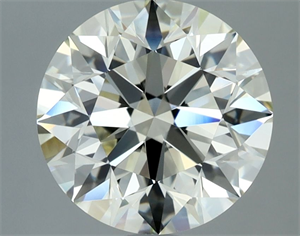 Foto Diamante Natural 3.02 quilates, Redondo , Color N, claridad VS1 y certificado GIA de