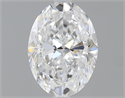 Natural Diamond 1.01 Carats, Oval with  Cut, D Color, VS2 Clarity and Certified by GIA