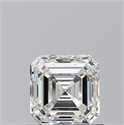 Diamante Natural 0.90 quilates, Asscher , Color I, claridad VVS2 y certificado GIA