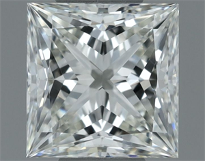 Foto Diamante Natural 0.50 quilates, Princesa , Color H, claridad VVS1 y certificado IGI de