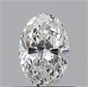 Diamante Natural 0.50 quilates, Ovalado , Color F, claridad VS1 y certificado GIA