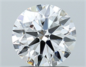 Natural Diamond 1.31 Carats, Round with Excellent Cut, D Color, FL Clarity and Certified by GIA