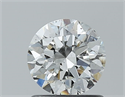 Diamante Natural 0.90 quilates, Redondo , Color G, claridad SI1 y certificado GIA