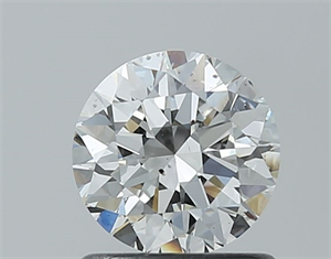 Foto Diamante Natural 0.90 quilates, Redondo , Color G, claridad SI1 y certificado GIA de