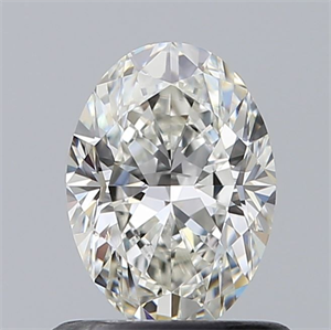 Picture of Natural Diamond 0.71 Carats, Oval with  Cut, H Color, VS1 Clarity and Certified by GIA