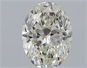 Natural Diamond 1.52 Carats, Oval with  Cut, J Color, VS2 Clarity and Certified by GIA