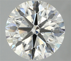 Picture of Natural Diamond 3.01 Carats, Round with Excellent Cut, H Color, SI2 Clarity and Certified by IGI