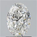 Natural Diamond 0.80 Carats, Oval with  Cut, G Color, VVS1 Clarity and Certified by GIA