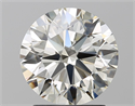 Natural Diamond 2.06 Carats, Round with Excellent Cut, L Color, VVS2 Clarity and Certified by GIA