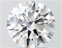 Lab Grown Diamond 2.32 Carats, Round with Ideal Cut, E Color, VVS1 Clarity and Certified by IGI