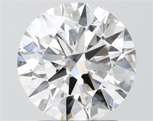 Picture of Lab Grown Diamond 2.32 Carats, Round with Ideal Cut, E Color, VVS1 Clarity and Certified by IGI